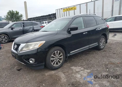 2015 Nissan Pathfinder Sl из США, поврежденный, VIN 5N1AR2MM0FC616285